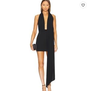 Ronny Kobo Jet Black Sienna Dress